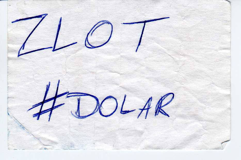 Znaczek identyfikacyjny XI zjazdu #dolarowcw :)